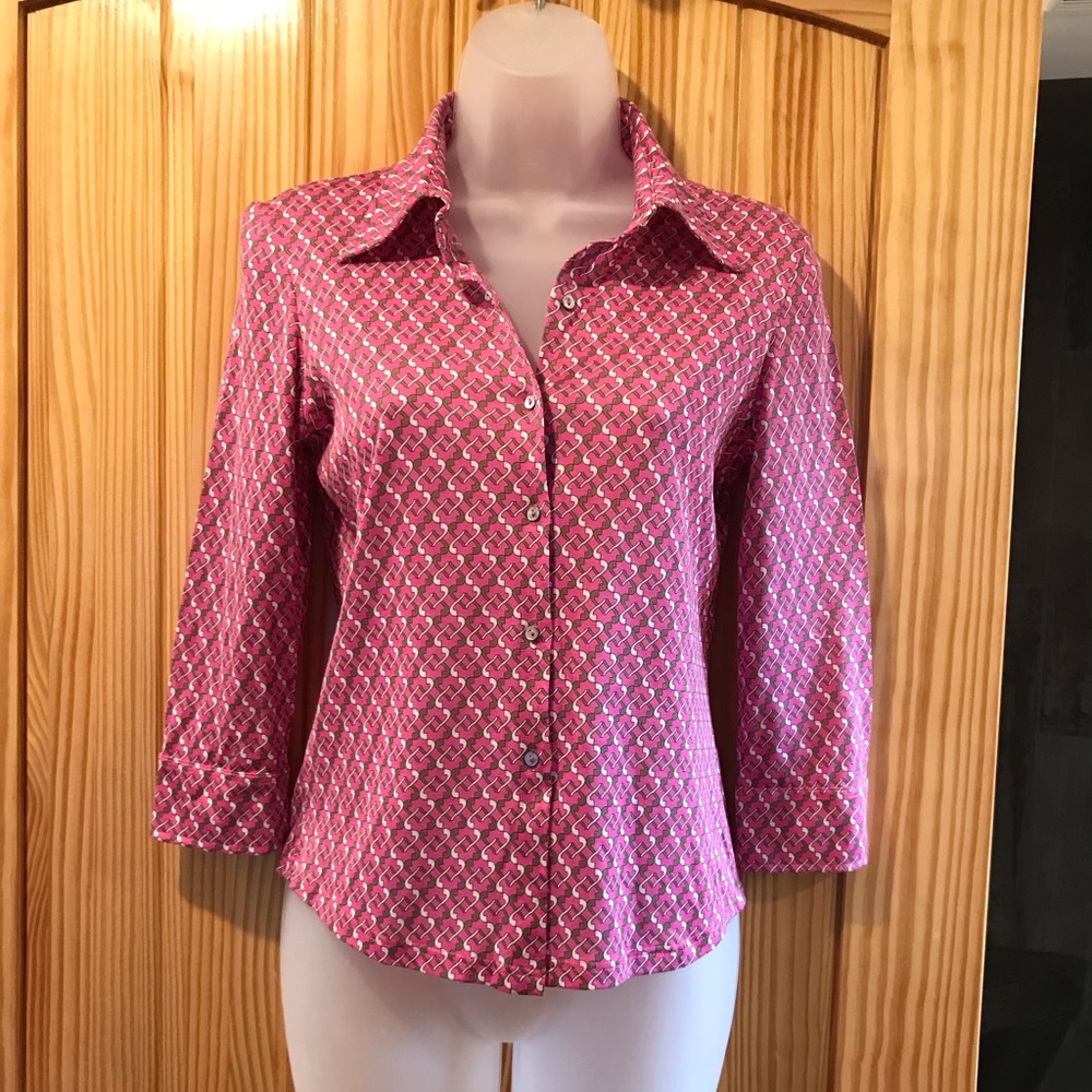 Vintage Herion XS Pink Blouse